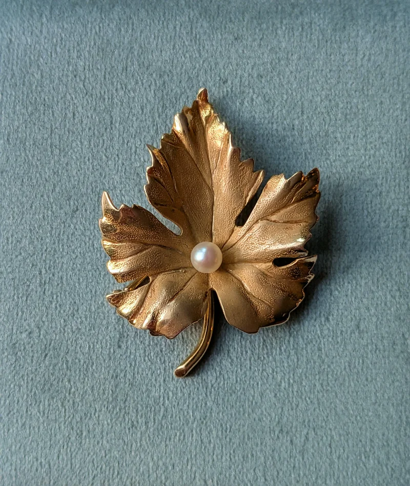 Tiffany and Co Leaf Brooch — image 2