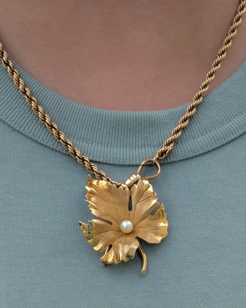 Tiffany and Co Leaf Brooch — image 4