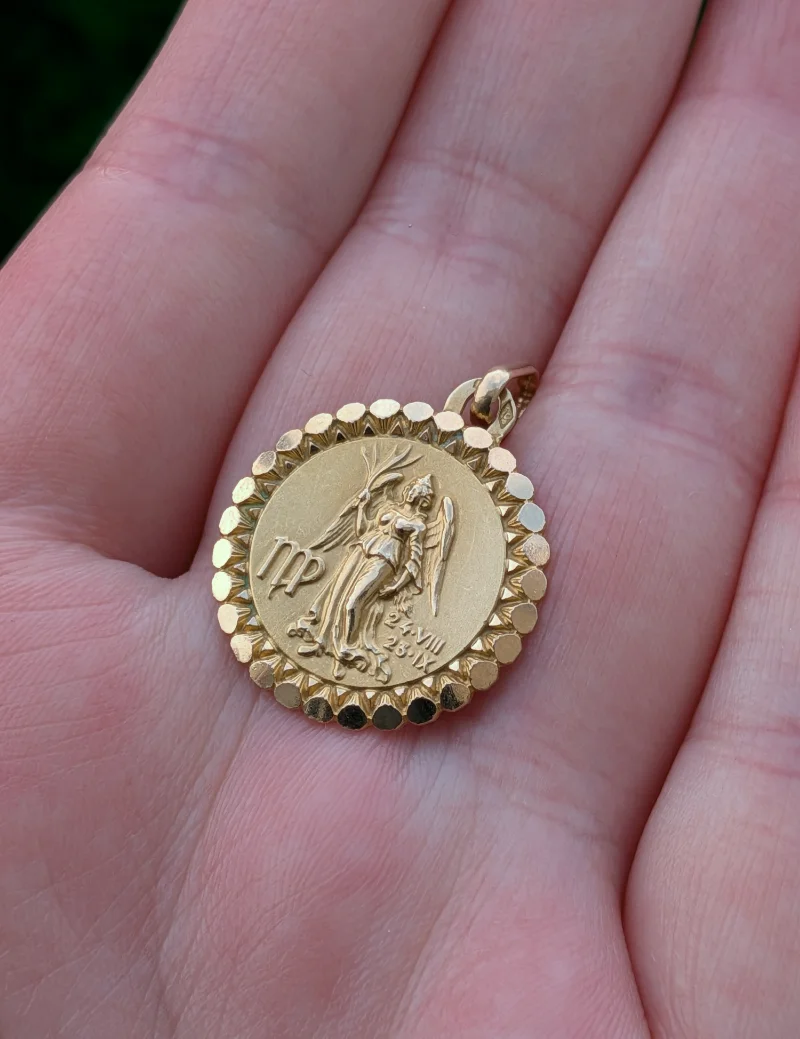 Charles Perroud Virgo Medallion Pendant — image 1