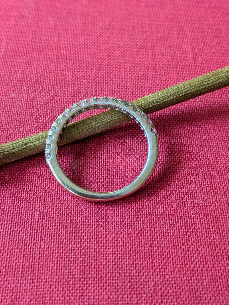 White Gold Diamond Band — image 5
