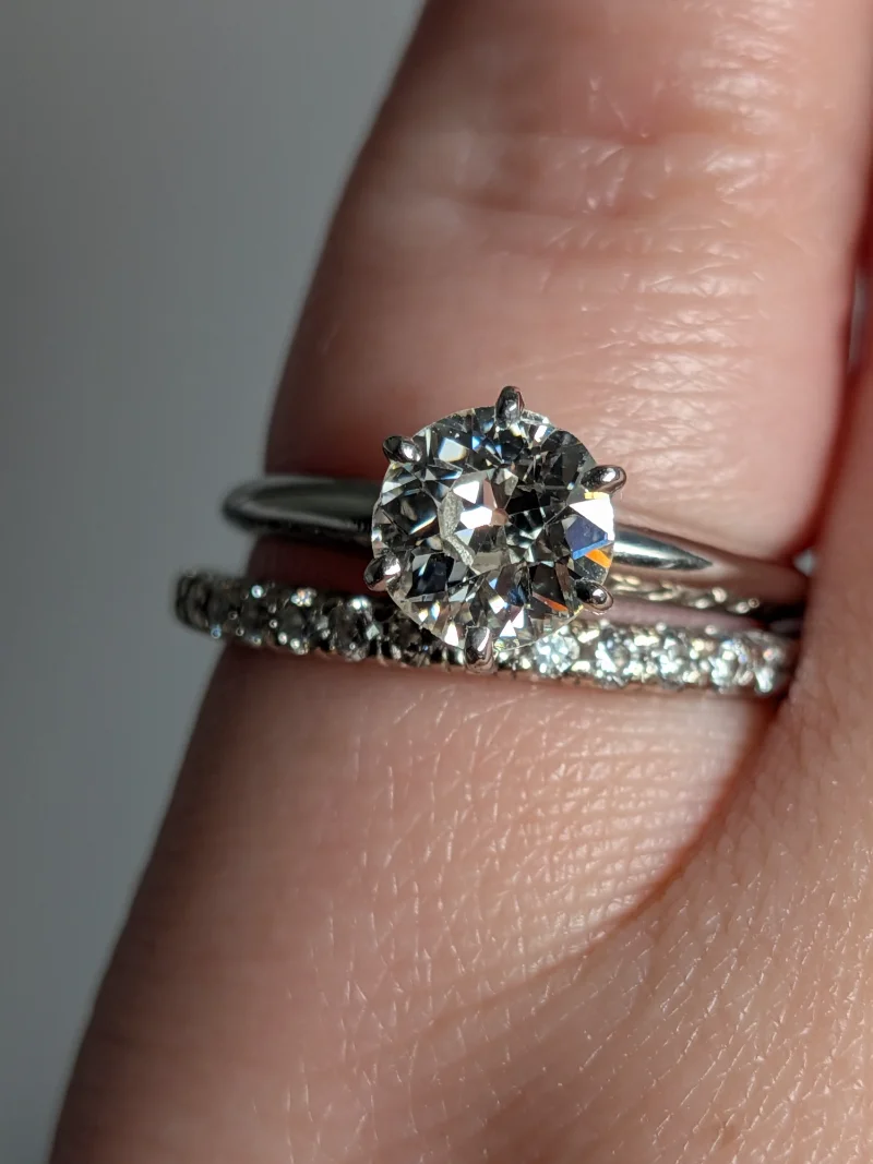 White Gold Diamond Band — image 3